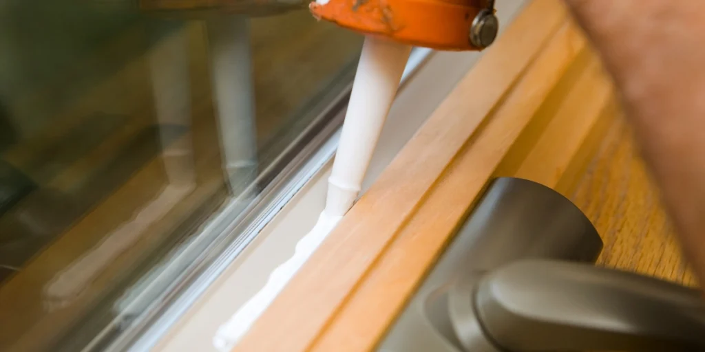 window caulking