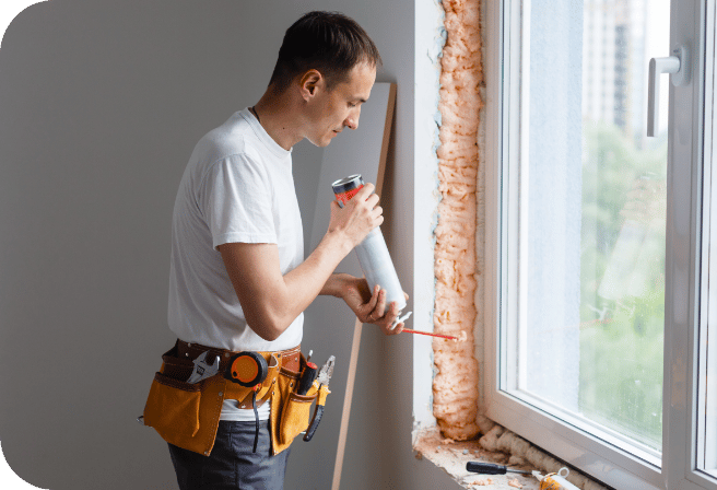 how to caulk old windows