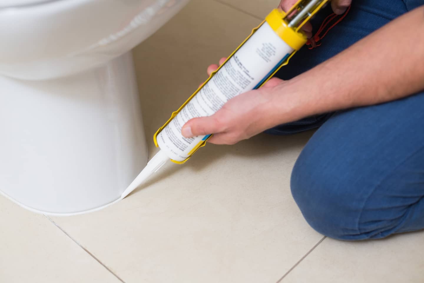 Bathroom caulking
